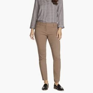 Van Heusen Khaki Stretch Ankle Skinny Cropped Pants